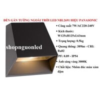 Đèn gắn tường ngoài trời LED Hiệu Panasonic (NÊN MUA) NBL2691/ NBL2721/ NBL5705, thích hợp dùng cho sân vườn, cầu thang