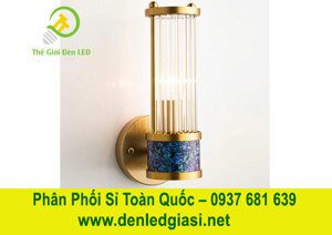 Đèn gắn tường pha lê, khảm xà cừ trang trí khách sạn V-841