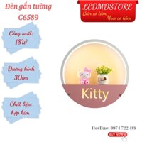 Đèn gắn tường trang trí C6589 hình mèo hello kitty trang trí phòng khách, phòng ngủ cho bé dễ thương, bảo hành 12 tháng