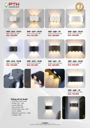 Đèn gắn tường  VNT-624-19