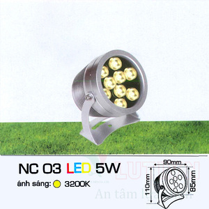 Đèn ghim cỏ Anfaco AFC-NC03-5W