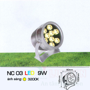 Đèn ghim cỏ Anfaco AFC-NC03-9W