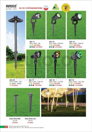 Đèn ghim cỏ GC-17