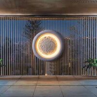 Đèn giả đá ốp tường trang trí sân vườn ZQ7132