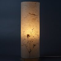 Đèn giấy dó hoa dại GD006, đèn trang trí nội thất, đèn để bàn phòng ngủ