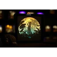 Đèn giấy nghệ thuật - Áo Tứ Thân (kirigami lightbox)