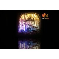 Đèn giấy nghệ thuật - Nàng Tiên Cá Phương Đông Ponyo (Kirigami lightbox)