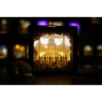 Đèn giấy nghệ thuật - Nhã Nhạc Cung Đình Huế (kirigami lightbox)
