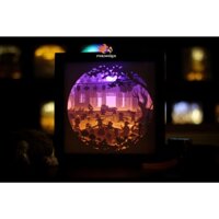 Đèn giấy nghệ thuật -Trung thu Phá cỗ (kirigami lightbox)