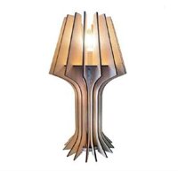 Đèn gỗ để bàn hình ngọn đuốc trang trí phòng ngủ DG402