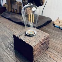 Đèn gỗ lũa, phong cách Vintage mẫu dg-0104