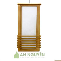 Đèn Gỗ: Mẫu đèn gỗ decor thả trần kiểu 4 trang trí bàn ăn nhà hàng kiểu Nhật