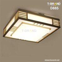 Đèn gỗ ốp trần nhà hàng D885