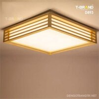 Đèn gỗ ốp trần nhà hàng D893