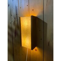 Đèn gỗ ốp tường, đèn cầu thang, đènn gắn tường bằng gỗ, đèn tường đẹp. đèn trụ cổng