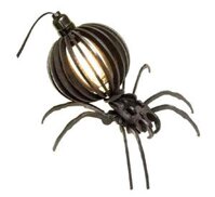 Đèn gỗ treo tường con nhện nghệ thuật trang trí DG507