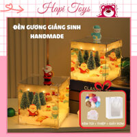 Đèn Gương Giáng Sinh 2024 Hapi Toys - Set Làm Đèn Giáng Sinh Handmade Đèn Led Trang Trí Noel, Quà Tặng Noel