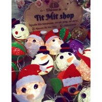 Đèn handmade trang trí Noel