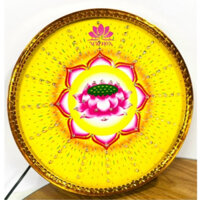 Đèn Hào Quang Led 8 Chương Trình Hoa Sen , Đèn Trang Trí Bàn Thờ Cho Tượng Phật HQ-8CT-01