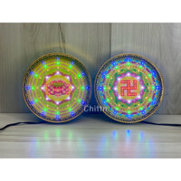 Đèn hào quang LED để tượng Phật 20cm,22cm,25cm,30cm