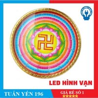 ĐÈN HÀO QUANG PHẬT LED (Hoa Sen/ chữ Vạn - Giao ngẫu nhiên) - bàn thờ ông địa, thờ phật gồm nhiều kích cỡ