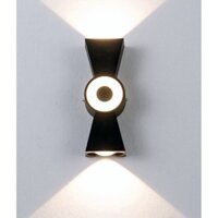 Đèn hắt sáng UPLED hình nơ hợp kim sơn tĩnh điện, Đèn hắt tường ngoài trời chống nước hiện đại