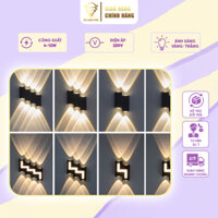 Đèn Hắt Sáng DT-6031,DT-123-9CN EG Lighting Decor - Đèn Gắn Tường Thân Nhôm Chống Nước Chip Led Siêu Sáng BH 24 Tháng
