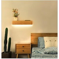 Đèn hắt tường 2 đầu - Đèn gỗ ốp tường  DIY Kích thước dài 1m