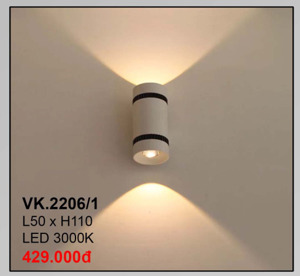 Đèn hắt tường VK2206/1