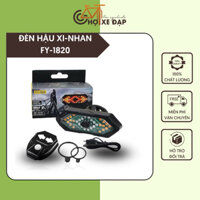 Đèn hậu có nháy xi-nhan gắn cốt yên kết hợp Còi FY-1820 lắp đặt dễ dàng, tiếng to có sạc USB tiện lợi, an toàn
