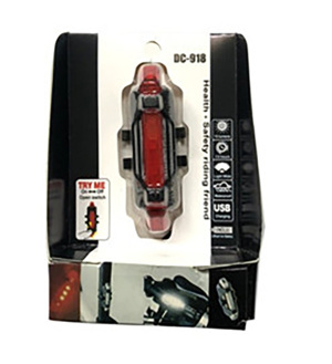 Đèn hậu DC-918 sạc USB bắt càng xe