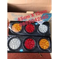 Đèn hậu led xe tải SD 2008 điện 12v 24v, đèn hậu tròn