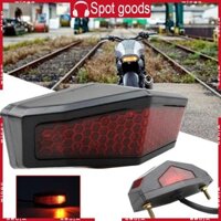 Đèn hậu phanh LED GODD 12V Đèn báo rẽ biển số cho xe máy