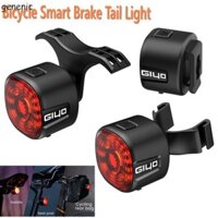 Đèn hậu phanh xe đạp LED thông minh GENENIC Type-C Cảnh báo an toàn Nightrider