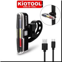 Đèn hậu xe đạp Kiotool Chớp nháy nhiều màu - Đèn hậu cảnh sát