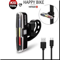 Đèn hậu xe đạp Kiotool Chớp nháy nhiều màu - Đèn hậu cảnh sát