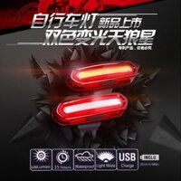 ĐÈN HẬU XE ĐẠP THỂ THAO LED CAO CẤP CHỐNG NƯỚC NHIỀU CHẾ ĐỘ, SIÊU BỀN BÌ 096