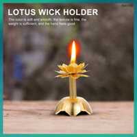 Đèn hiến tế 2 Chiếc bấc cho đèn dầu Dầu hỏa Giá đỡ nến dính Giá đỡ đèn Phật giáo Giá đỡ đèn daicoltd