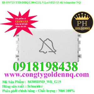 Đèn hiển thị không làm phiền Schneider Zencelo 8430SDND