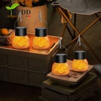 Đèn hiệu ứng ngọn lửa năng lượng mặt trời SPDD LED, Tiết kiệm năng lượng Đèn lồng năng lượng mặt trời dễ thương Đèn sân vườn, Trang trí ngày lễ Treo ánh sáng ấm áp chống nước Đèn đi bộ ngoài trời Hộ gia đình