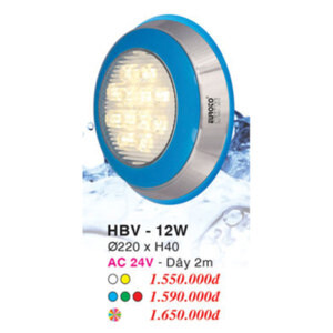 Đèn hồ bơi led HBV 12W