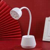 Đèn hơ gel mini UV làm nail 8 bóng