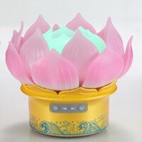 Đèn hoa đăng- Máy niệm phật hình hoa sen