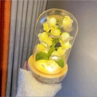 đèn hoa linh lan ( đèn thủy tinh trang trí phòng ngủ )