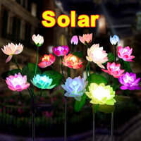 Đèn hoa sen chống nước năng lượng mặt trời Chiếu sáng trang trí năng lượng mặt trời ngoài trời để trang trí sân vườn, sân hiên, sân vườn