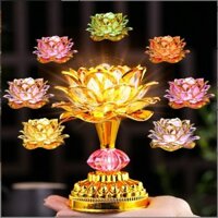 Đèn hoa sen để bàn thờ có  59 bài pháp, đổi 7 màu, có NP Thầy Giac Khang, Thầy Pháp Hòa, HT. Tịnh Không, nhạc thiền