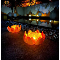 ĐÈN HOA SEN NĂNG LƯỢNG MẶT TRỜI DECOR TRANG TRÍ