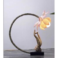 ĐÈN HOA SEN TAY PHẬT THỜ CÚNG TRANG TRÍ DECOR CAO CẤP