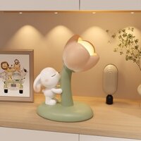 Đèn Hoa Tulip Cute Đèn Đọc Sách Led Đèn Ngủ Đèn Để Bàn Decor Phòng Ngủ Đầu Giường Phòng Khách Đèn Học
