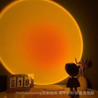 Đèn hoàng hôn đầy màu sắc, đèn cầu vồng, đèn hoàng hôn, đèn bình minh xanh